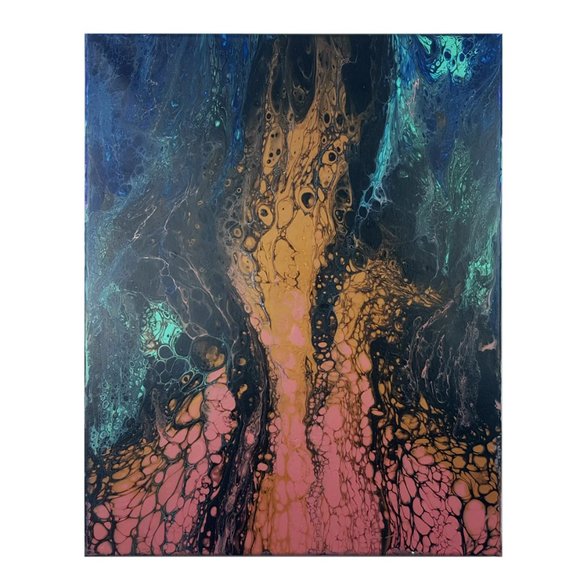 Acrylic Painting On Canvas Original Artwork - Picture 3 of 5